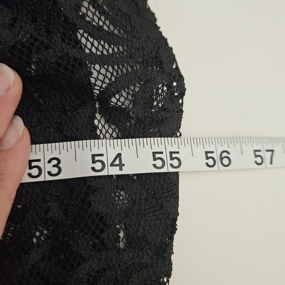 Free People Adored Black Lace Maxi Dress Sz Small NWT Whimsigoth Dark Romantic - Picture 11 of 14